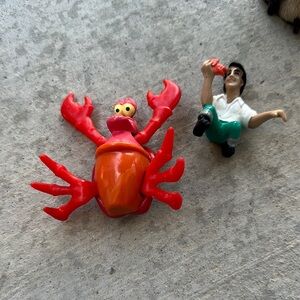 Colorful Crab and Diver Toy Set